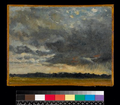 Ved Hampstead, ser mot Harrow, før 1837 av John Constable