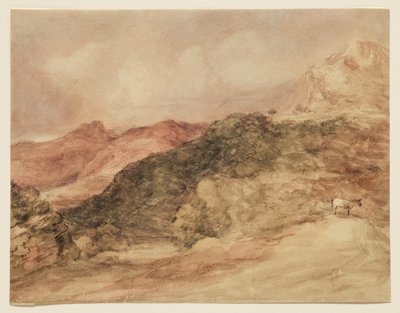 Bow Fell og Langdale Pikes av John Constable