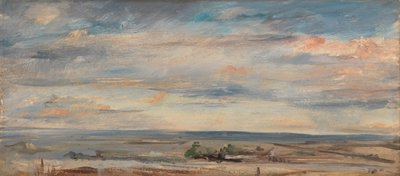 Cloud Study, Early Morning, Looking East from Hampstead, 1821. av John Constable