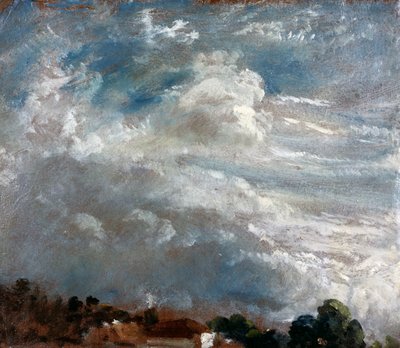 Cloud Study: Horizon of Trees av John Constable