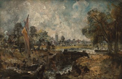 Dedham Lock av John Constable