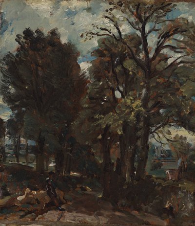 Fen Lane, Østre Bergholt av John Constable
