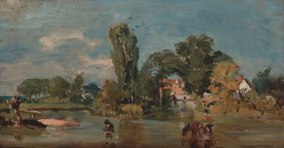 Flatford Mill, mellom 1810 og 1811. av John Constable