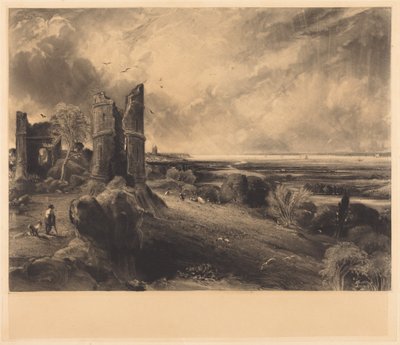 Hadleigh Castle (Stor plate) av John Constable
