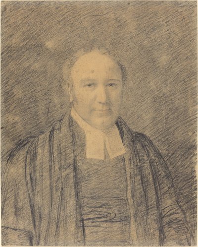 Halvlengde portrett av en geistlig av John Constable