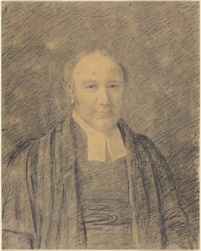 Halvfigursportrett av en geistlig av John Constable
