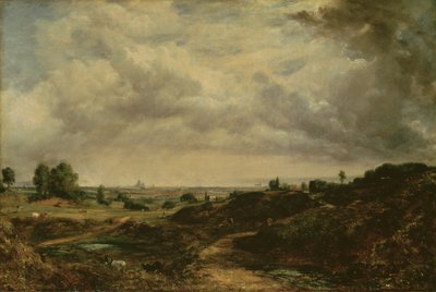 Hampstead Heath (olje på lerret) av John Constable