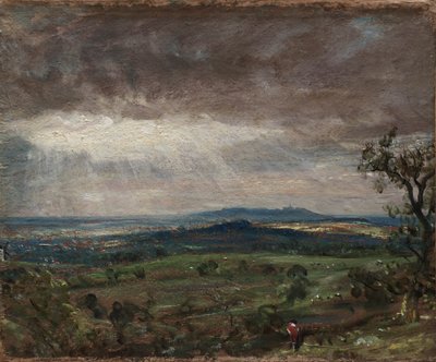 Hampstead Heath, Looking Toward Harrow, ca. 1821 av John Constable