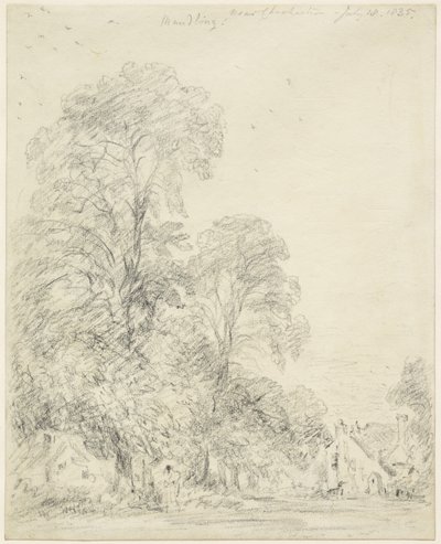 Maudlin, nær Chichester, 18. juli 1835 av John Constable