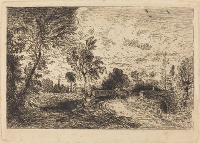 Milford Bridge av John Constable