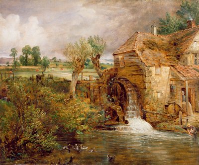 Mill i Gillingham, Dorset av John Constable