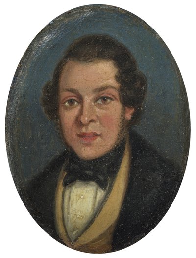Miniatyr: Portrett av Abram Constable, bror til kunstneren av John Constable