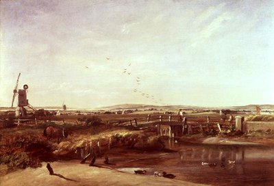 Mistley, Valley of the Stour (olje på lerret) av John Constable