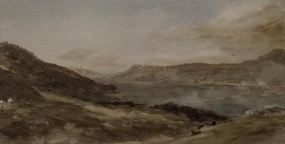 PD.77-1950 Windermere, ca. 1806 (akvarell) av John Constable