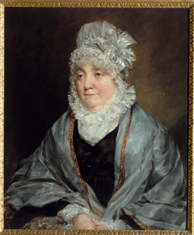 Portrett av fru Tuder. Maleri av John Constable (1776-1837) av John Constable
