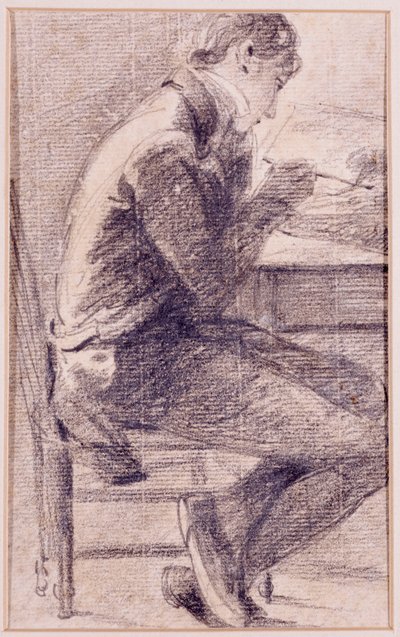 Portrett av en kunstner som skisserer, 1801 av John Constable
