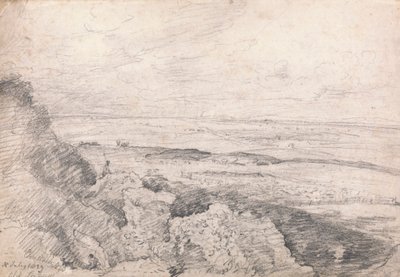 Salisbury Plain fra Old Sarum av John Constable