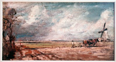 Vår i East Bergholt, England (Maleri av John Constable