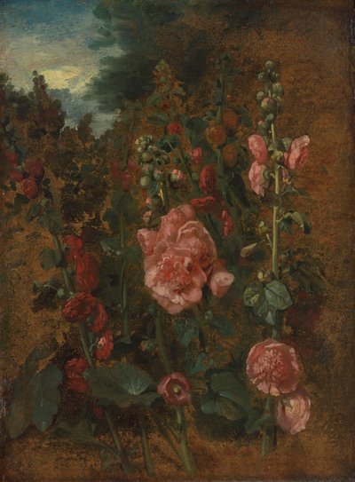 Studie av stokkroser av John Constable