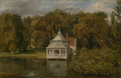 Kvartalene bak Alresford Hall av John Constable