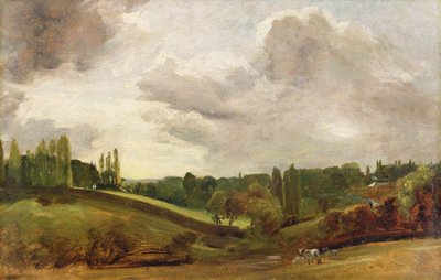 Utsikt over Østre Bergholt, ca. 1813 (olje på lerret) av John Constable