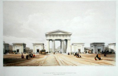 Inngangsportiko, Euston Grove Station, fra 