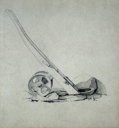 Lastebil, 1830-tallet (penn og blekk og vask på papir) av John Cooke Bourne