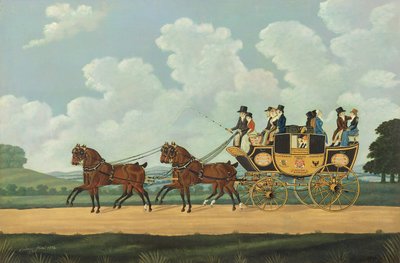 J. og W. Chaplins Dover-London-scene på veien av John Cordrey