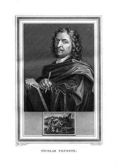 Nicolas Poussin , fransk maler, 1825. av John Corner