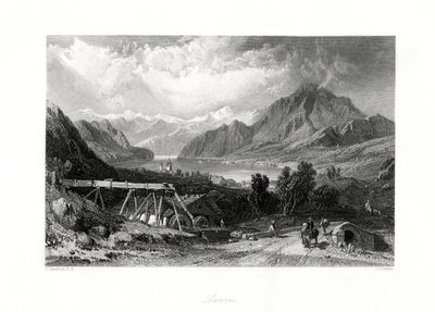 Luzern, Sentral-Sveits, 1800-tallet av John Cousen