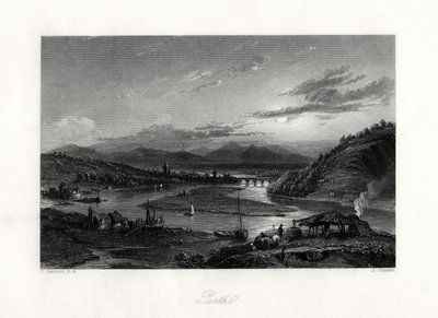 Perth, Australia, 1800-tallet av John Cousen