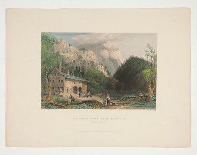 The Notch House, White Mountains, New Hampshire, illustrasjon for Nathaniel Parker Willis av John Cousen
