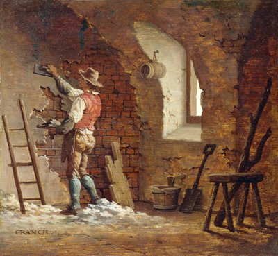 Gipser, ca. 1807 (olje på panel) av John Cranch