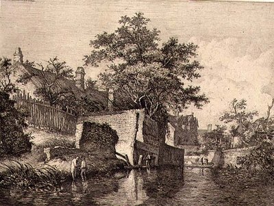 Foran The New Mills, pub. av J. & W. Freeman i 1821 av John Crome