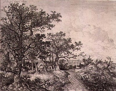 Nær Horsham, pub. av J. & W. Freeman av John Crome