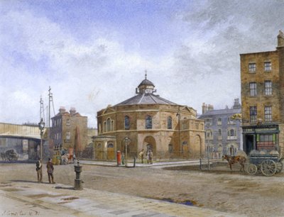 Surrey Chapel, nr. 196 Blackfriars Road, Southwark, London, 1881 av John Crowther