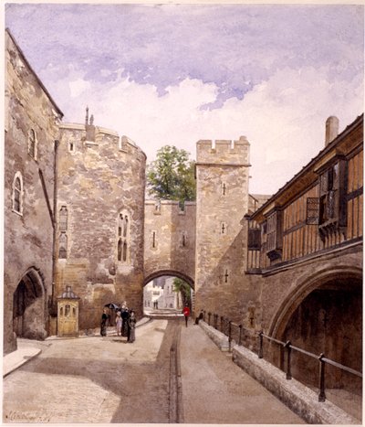 Tower of London, London, 1883 av John Crowther
