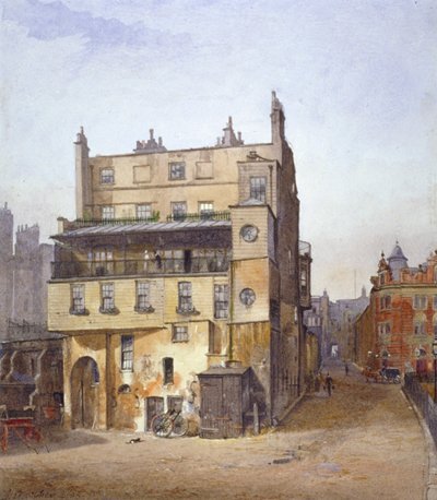Utsikt over et hus, Cecil Street, Westminster, London, 1882 av John Crowther