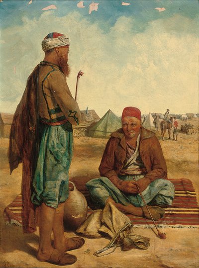 Røykerne, 1856 av John Dalbiac Luard