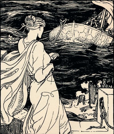 The Queen of the Magic Clew, c1900 av John Dickson Batten