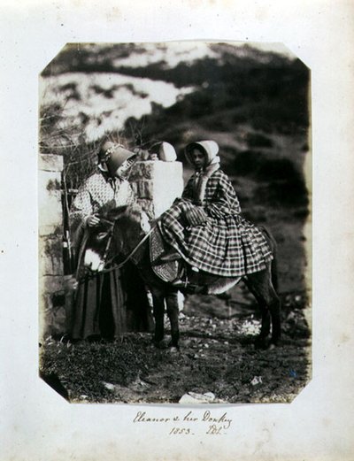 Eleanor og eselet hennes av John Dillwyn Llewelyn
