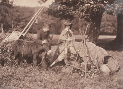 Sigøynere, 1853-56. av John Dillwyn Llewelyn