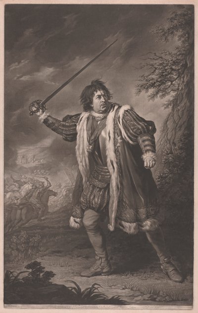 David Garrick som Richard III av John Dixon