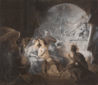 The Tea-Tax-Tempest The Oracle, 1774. av John Dixon
