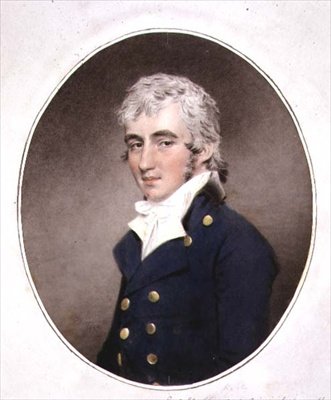Mr Keeble (eller Keble) 1798 (kritt, akvarell på papir) av John Downman