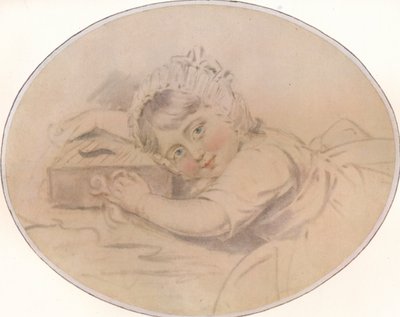 Portrett av Hon. Henry Burrell som barn, 1784, 1917 av John Downman