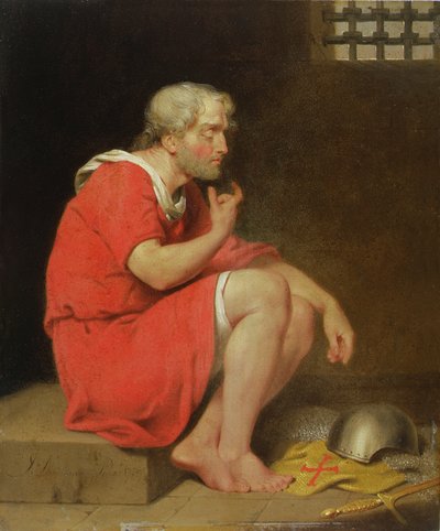 Robert (ca. 1054-1134) hertug av Normandie i fengsel av John Downman