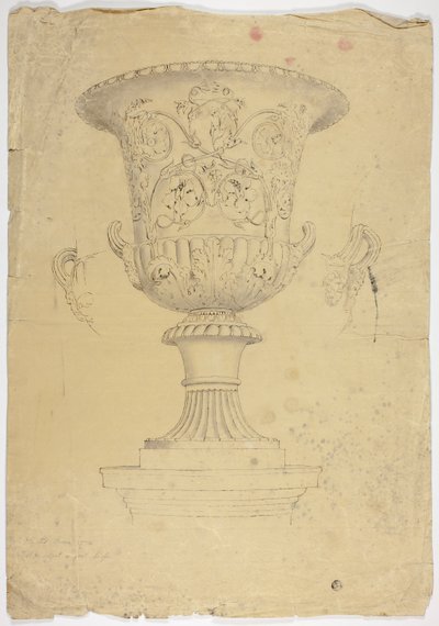 Gammel monumental vase av John Downman