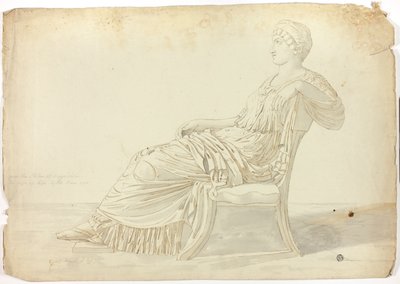 Gammel statue av Agrippina av John Downman