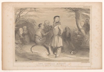 Lord Palmerston i landet av apen Den reiste apen. Kopiert med stor frihet fra Edwin Landseers uforlignelige bilde (tittel på objekt) HB Sketches (serietittel på objekt) av John Doyle